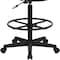 Flash Furniture Contemporary Drafting Chair, 20" L 42-3/4" H, Fabric Seat BT-659-BLK-GG - alternate 8